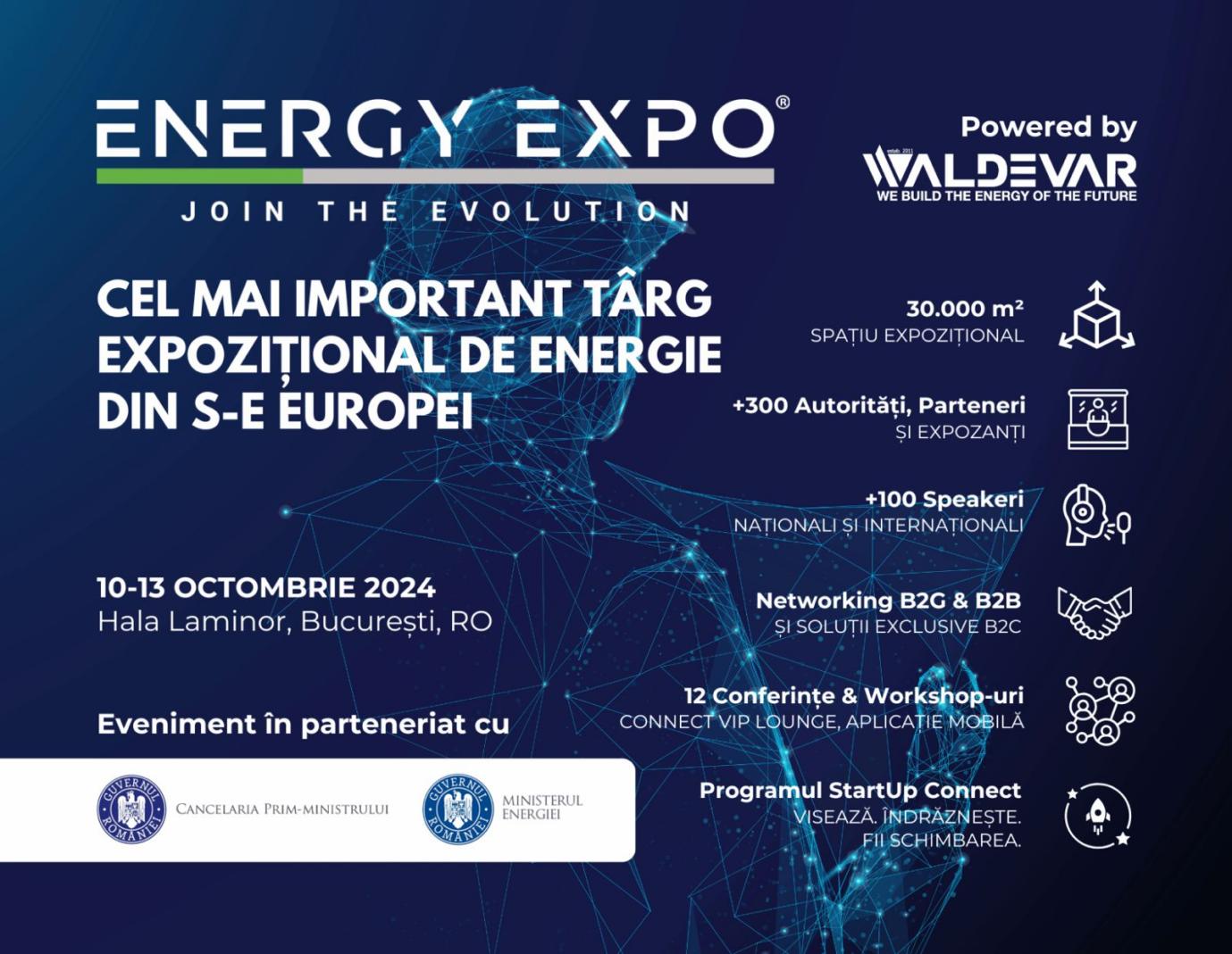 ENERGY EXPO 2024 lansează programul StartUp CONNECT și anunță sponsorii și partenerii strategici